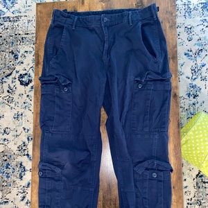 Navy Cargo Pants
